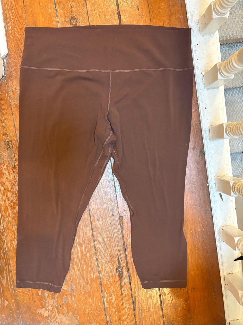 lululemon athletica Align High Rise Crop 23” Brown Capri Leggings